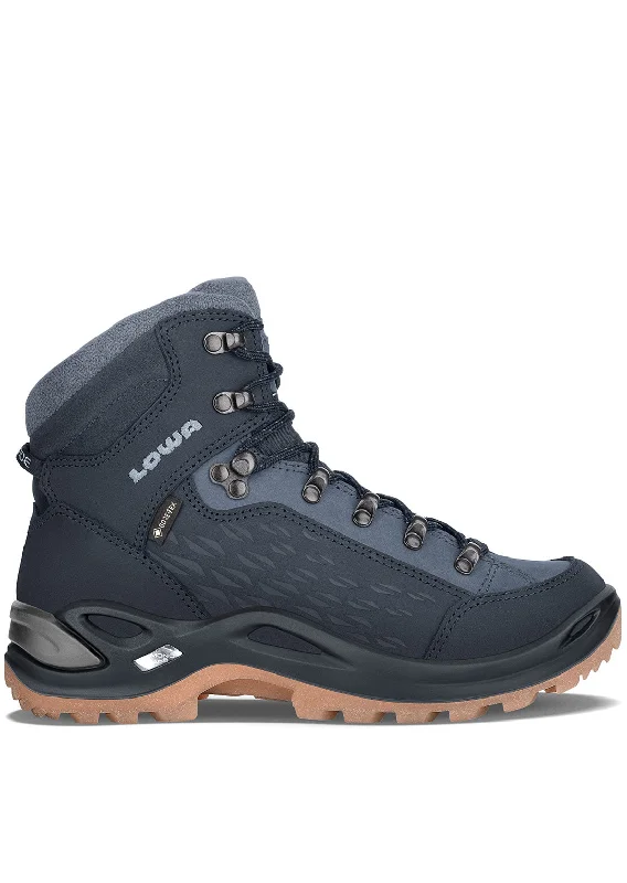 Women's Hiking Shoes with Reinforced Toe Cap in Teal for ProtectionLowa Women's Renegade Warm Gore-Tex Mid Boots Women's Hiking Shoes with Reinforced Toe Cap in Teal for ProtectionLowa Women's Renegade Warm Gore-Tex Mid Boots