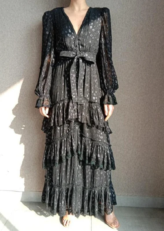 Maxi dresses with a V - neckline for a flattering and elongating shapeCiara Maxi Layered Dress Maxi dresses with a V - neckline for a flattering and elongating shapeCiara Maxi Layered Dress