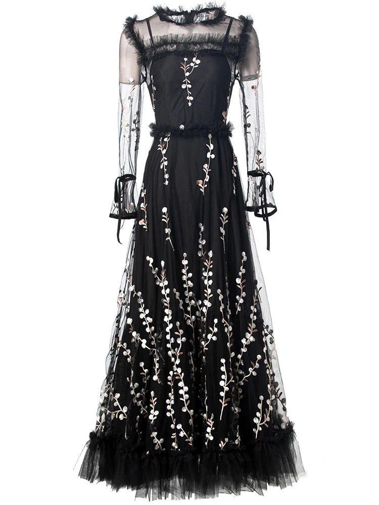 Maxi dresses with fringe trim for a bohemian vibeDRESS STYLE  - SY1754