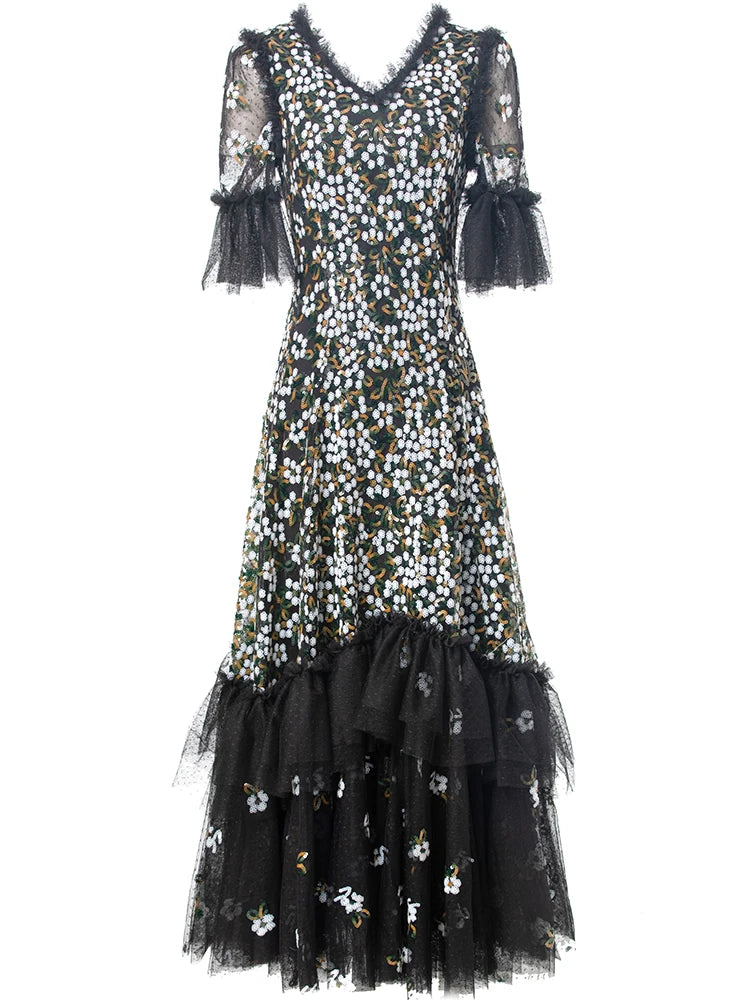 Maxi dresses with a cinched waist for a defined silhouetteDRESS STYLE  - SY1756