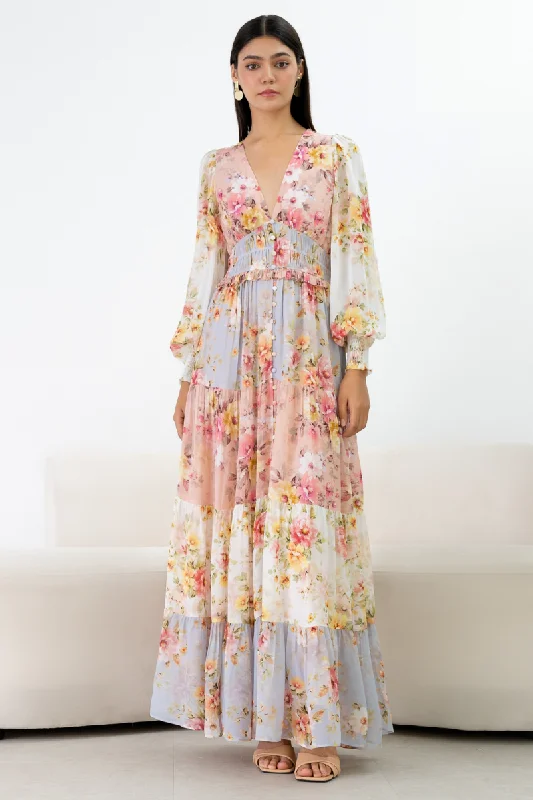 Maxi dresses with a pleated skirt for a timeless and elegant appearanceFRIDA MAXI DRESS Maxi dresses with a pleated skirt for a timeless and elegant appearanceFRIDA MAXI DRESS