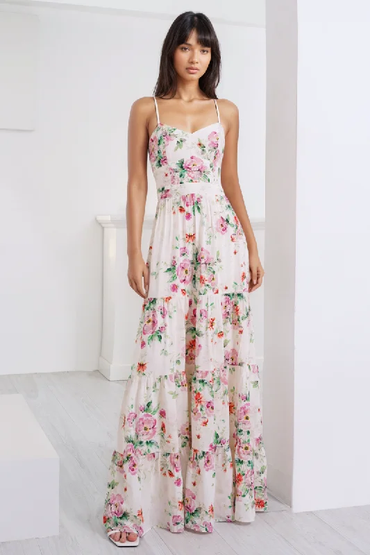 Strapless maxi dresses for a beachside vacationHILLARY MAXI DRESS