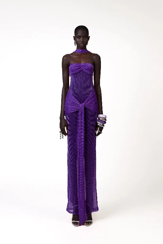 Maxi dresses with pocket details for added functionalityKesca Dress - Purple