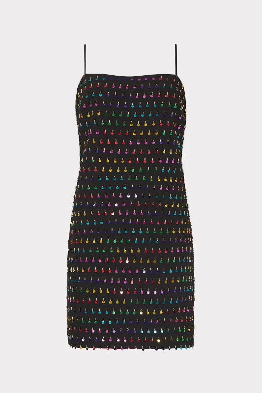 Mini dresses with button - down frontsColette Beaded Sequin Mini Dress