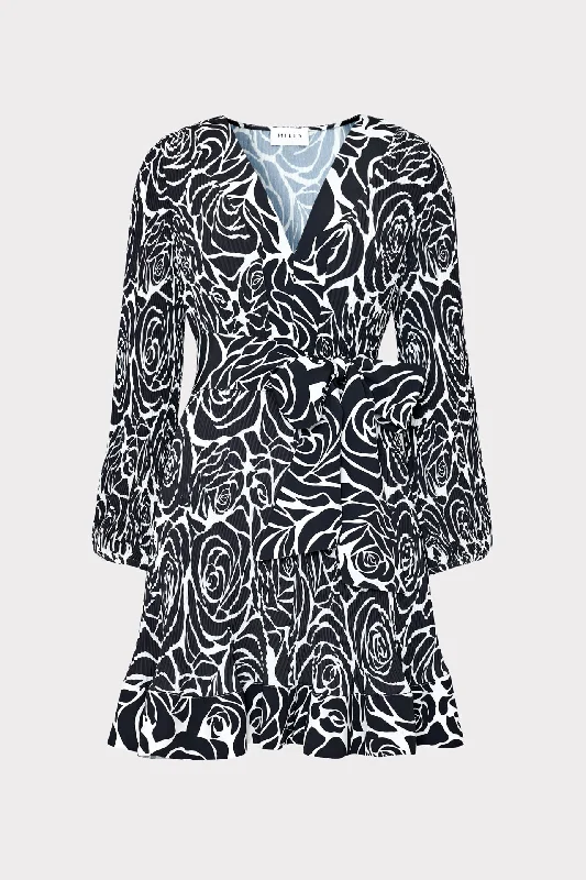 Mini dresses with halter necks for a stylish choiceLiv Black Rose Pleated Dress