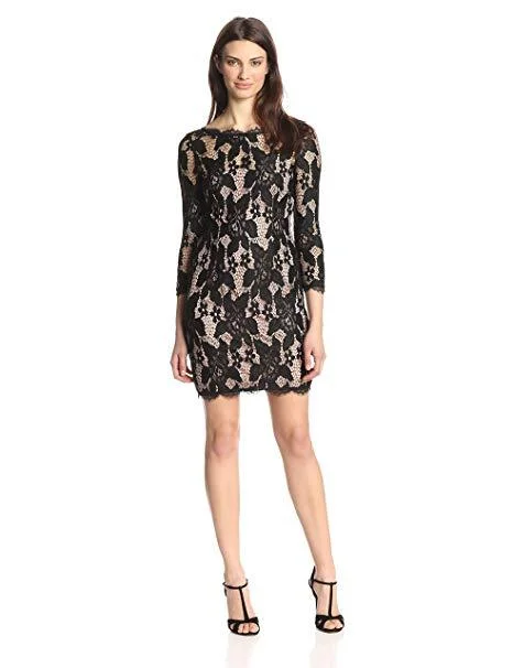 Little black cocktail dresses with lace detailingAdrianna Papell - 41895510 Crochet Lace Sheath Cocktail Dress Little black cocktail dresses with lace detailingAdrianna Papell - 41895510 Crochet Lace Sheath Cocktail Dress