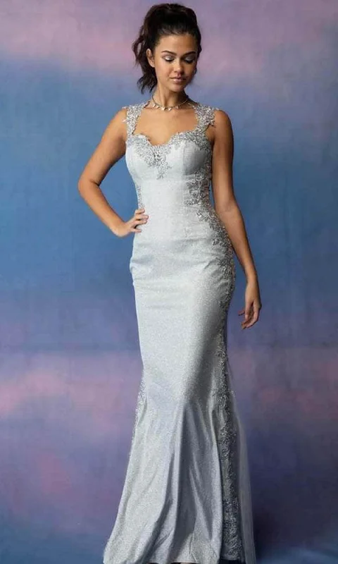 Wedding guest dresses with abstract prints and long trainsEureka Fashion 9006 - Embroidered Sweetheart Neck Evening Gown Wedding guest dresses with abstract prints and long trainsEureka Fashion 9006 - Embroidered Sweetheart Neck Evening Gown