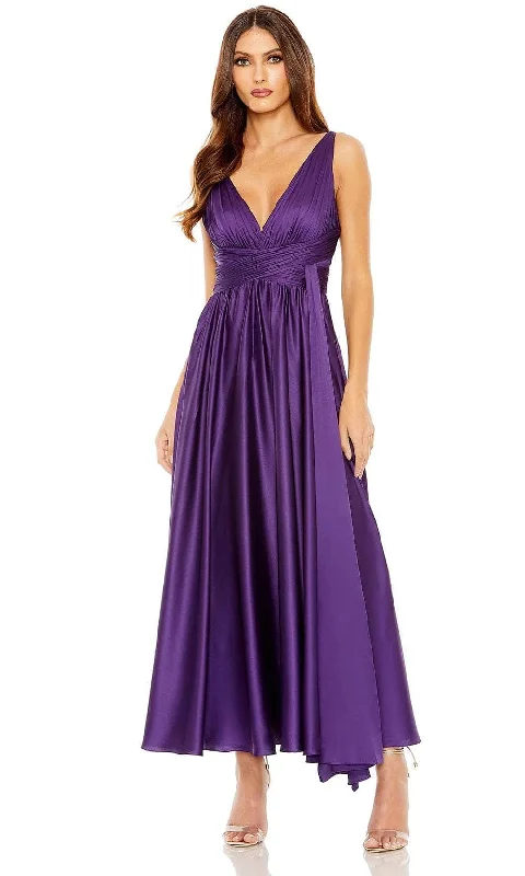 Cotton wedding guest dresses with smocked details for a casual weddingIeena Duggal 56035 - Pleated Satin Dress Cotton wedding guest dresses with smocked details for a casual weddingIeena Duggal 56035 - Pleated Satin Dress
