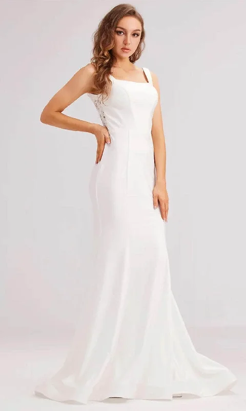 Sequined wedding guest dresses for an evening weddingJ'Adore Dresses J23039 - Embroidered Illusion Back Sleeveless Prom Gown Sequined wedding guest dresses for an evening weddingJ'Adore Dresses J23039 - Embroidered Illusion Back Sleeveless Prom Gown