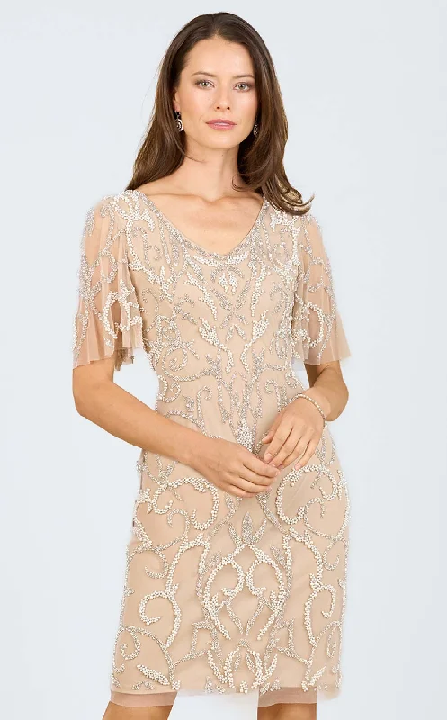 Long - cocktail dresses with a slit and a fitted bodiceLara 29185 Dress