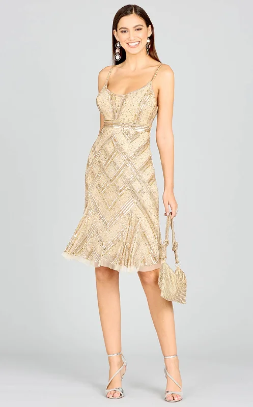 Cocktail dresses with a pom - pom trim and a short - sleeved styleLara 29218 Dress