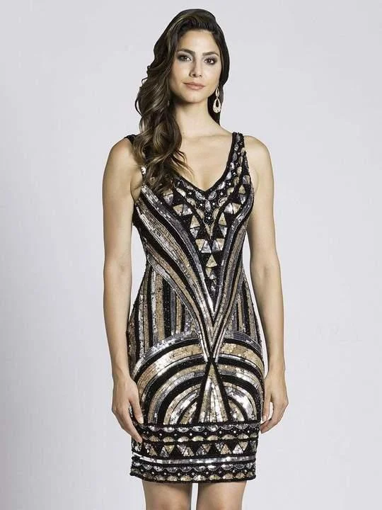 Bodycon dress with a one - shoulder design​Lara Dresses Formal Short Dress 33581