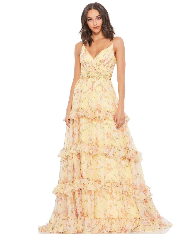 Bodycon dress with a lace - up frontMac Duggal 67794 Long Floral Chiffon Prom Dress Bodycon dress with a lace - up frontMac Duggal 67794 Long Floral Chiffon Prom Dress