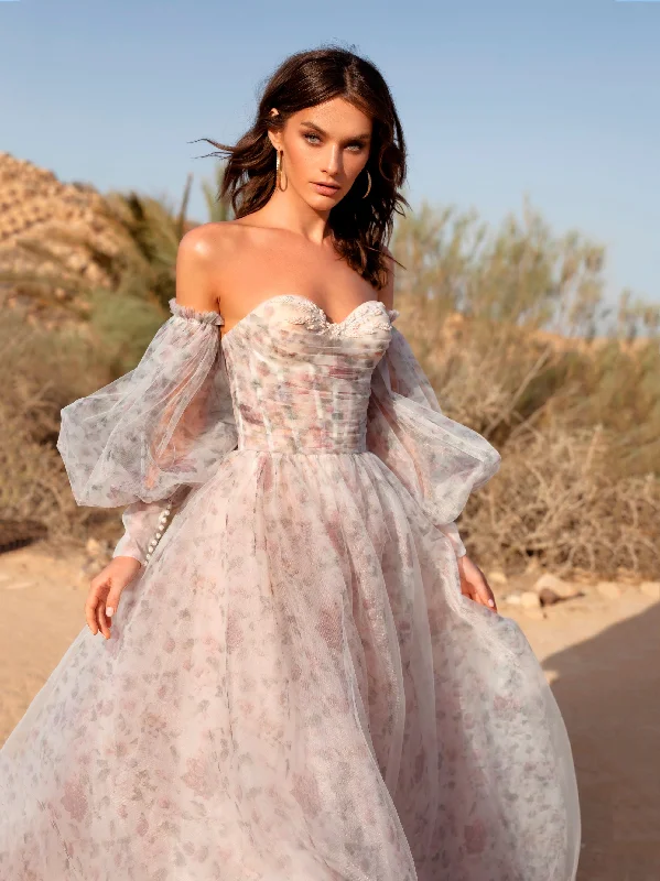 Wedding dresses with a built - in petticoat for added volumeStrapless Wedding Gown with Removable Sleeves Wedding dresses with a built - in petticoat for added volumeStrapless Wedding Gown with Removable Sleeves