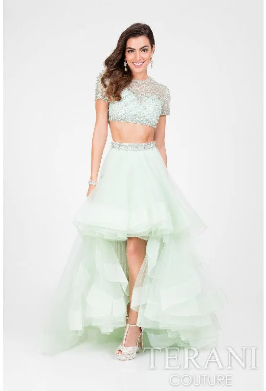 Sheath - style bodycon dress for a sophisticated office lookTerani Couture 1712P2743 Sexy Two Piece Prom Dress Sheath - style bodycon dress for a sophisticated office lookTerani Couture 1712P2743 Sexy Two Piece Prom Dress