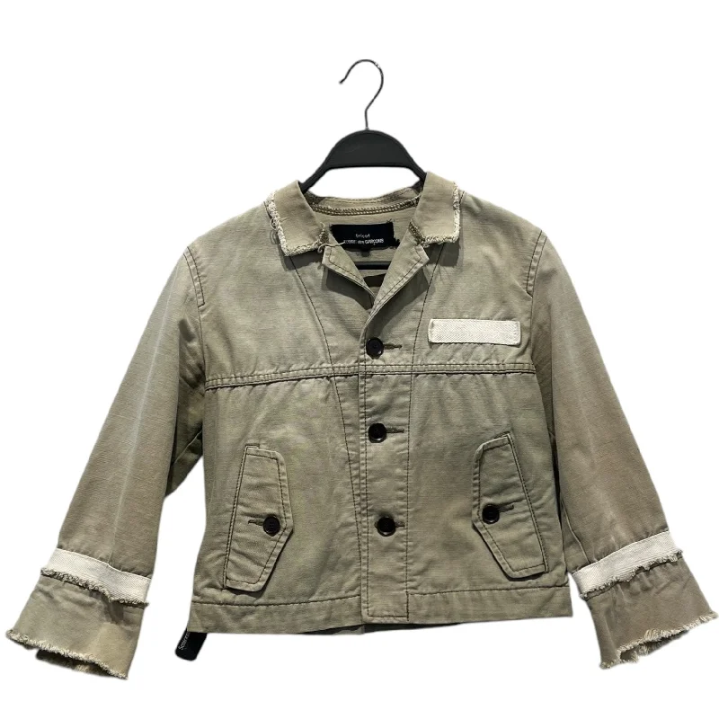 Women's pea coats with brass buttons for a nautical - inspired styletricot COMME des GARCONS/Denim Jkt/S/Cotton/GRN/Distressed Women's pea coats with brass buttons for a nautical - inspired styletricot COMME des GARCONS/Denim Jkt/S/Cotton/GRN/Distressed