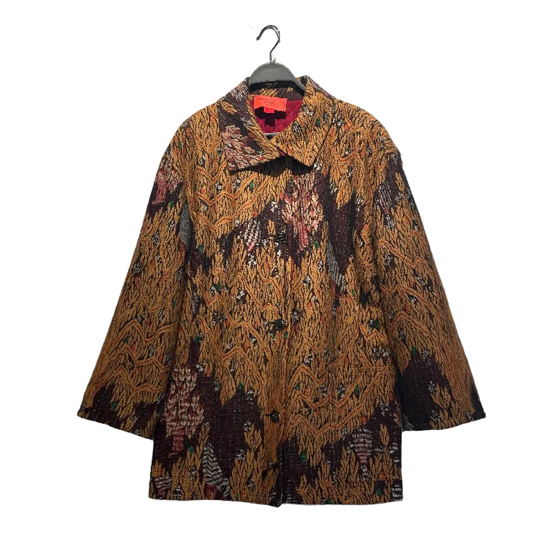 Embroidered women's cotton coats in a bohemian pattern for a unique designemanuel ungaro/Coat/10/All Over Print/Cotton/MLT/ Embroidered women's cotton coats in a bohemian pattern for a unique designemanuel ungaro/Coat/10/All Over Print/Cotton/MLT/