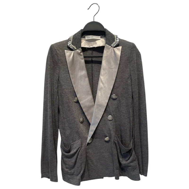 Mid - length women's down coats in a slim fit for a modern and sleek appearancesacai luck/Jacket/2/Wool/GRY/PEARL COLLAR Mid - length women's down coats in a slim fit for a modern and sleek appearancesacai luck/Jacket/2/Wool/GRY/PEARL COLLAR
