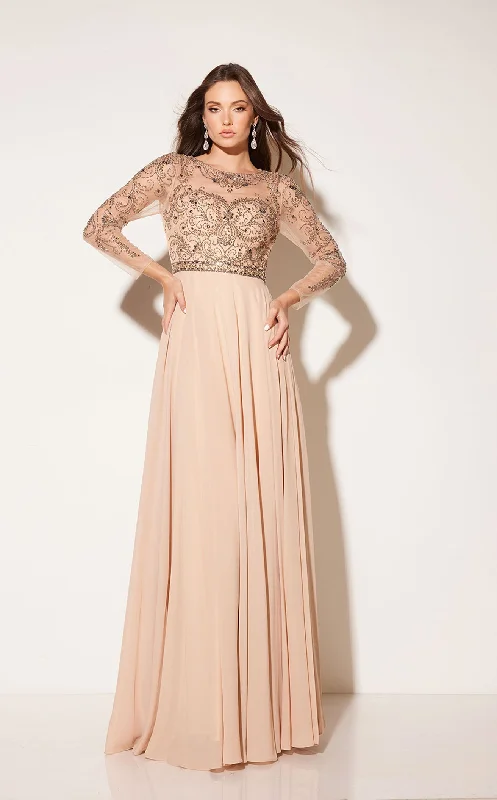 Prom dresses with tiered ruffled sleeves and satin skirts for a feminine and voluminous lookAbby Paris 96045W Dress