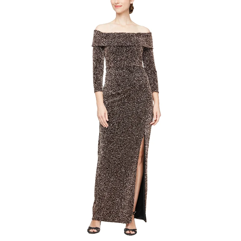 Bodycon dress with a cold - shoulder designAlex Evenings 8127757 Long Off Shoulder Formal Dress Bodycon dress with a cold - shoulder designAlex Evenings 8127757 Long Off Shoulder Formal Dress