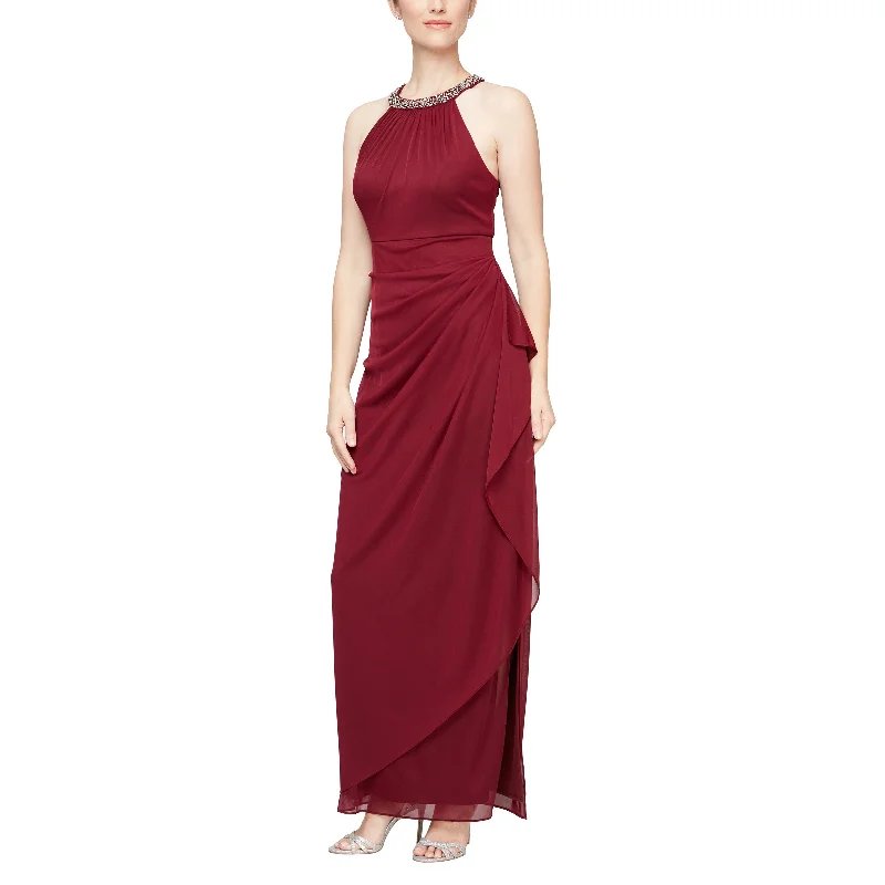 Bodycon dress for a bridal showerAlex Evenings 8132966 Long Halter Beaded Formal Dress Bodycon dress for a bridal showerAlex Evenings 8132966 Long Halter Beaded Formal Dress