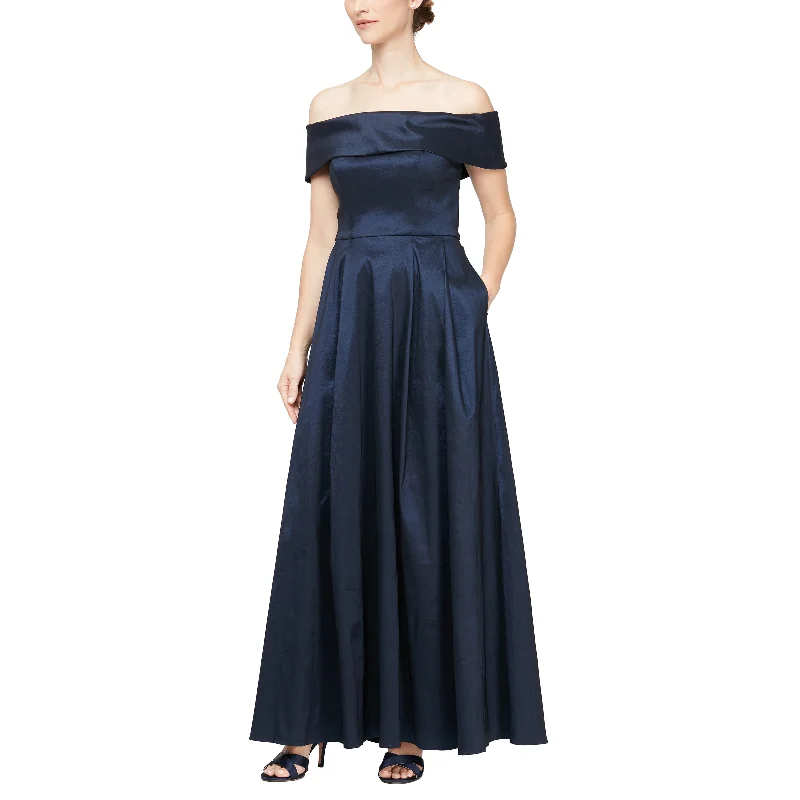 Bodycon dress with a ruffled trimAlex Evenings 8166663 Long Off Shoulder Pleated Formal Dress Bodycon dress with a ruffled trimAlex Evenings 8166663 Long Off Shoulder Pleated Formal Dress