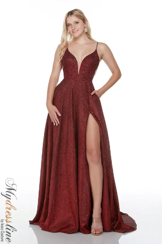 Prom dresses with pom - pom - decorated hems and cotton - blend fabrics for a playful and comfortable formal styleAlyce 1728 Prom dresses with pom - pom - decorated hems and cotton - blend fabrics for a playful and comfortable formal styleAlyce 1728
