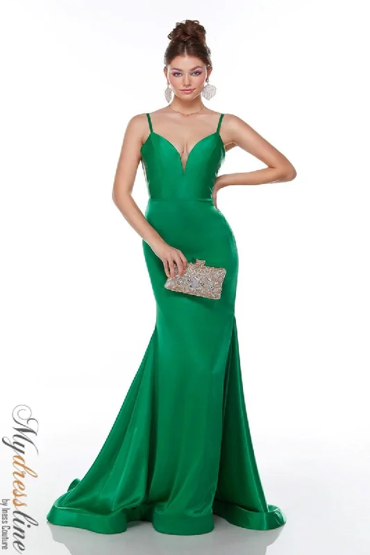 Formal dresses with off - the - shoulder sleeves and rhinestone accents for a sophisticated promAlyce 1739 Formal dresses with off - the - shoulder sleeves and rhinestone accents for a sophisticated promAlyce 1739