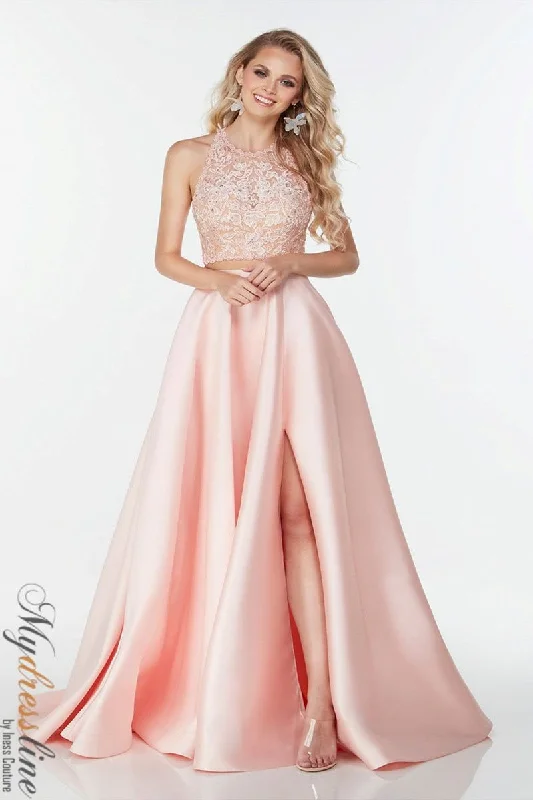 Prom dresses with pom - pom - decorated hems and cotton - blend fabrics for a playful and comfortable formal styleAlyce 61081 Prom dresses with pom - pom - decorated hems and cotton - blend fabrics for a playful and comfortable formal styleAlyce 61081