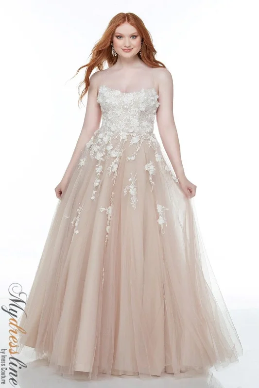 Formal dresses with one - shoulder ruffled straps and sequined bodices for a trendy and eye - catching lookAlyce 61082 Formal dresses with one - shoulder ruffled straps and sequined bodices for a trendy and eye - catching lookAlyce 61082