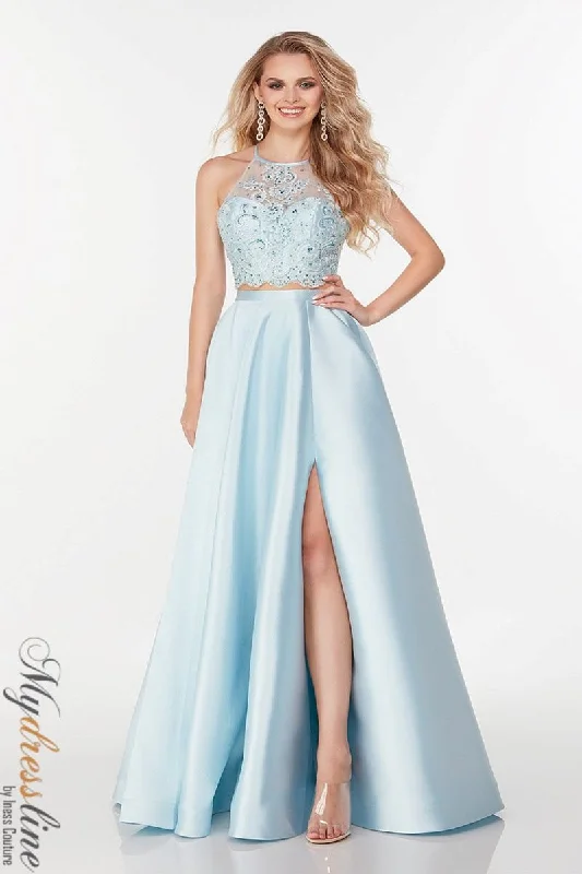 Prom dresses with cold - shoulder ruffled sleeves and floral prints for a romantic and fashionable styleAlyce 61104 Prom dresses with cold - shoulder ruffled sleeves and floral prints for a romantic and fashionable styleAlyce 61104
