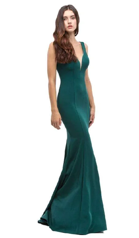 Formal dresses with gathered bodices and wide - leg skirts for a comfortable and stylish silhouetteEureka Fashion - Illusion Plunging V Neck Mermaid Evening Gown 6010 Formal dresses with gathered bodices and wide - leg skirts for a comfortable and stylish silhouetteEureka Fashion - Illusion Plunging V Neck Mermaid Evening Gown 6010