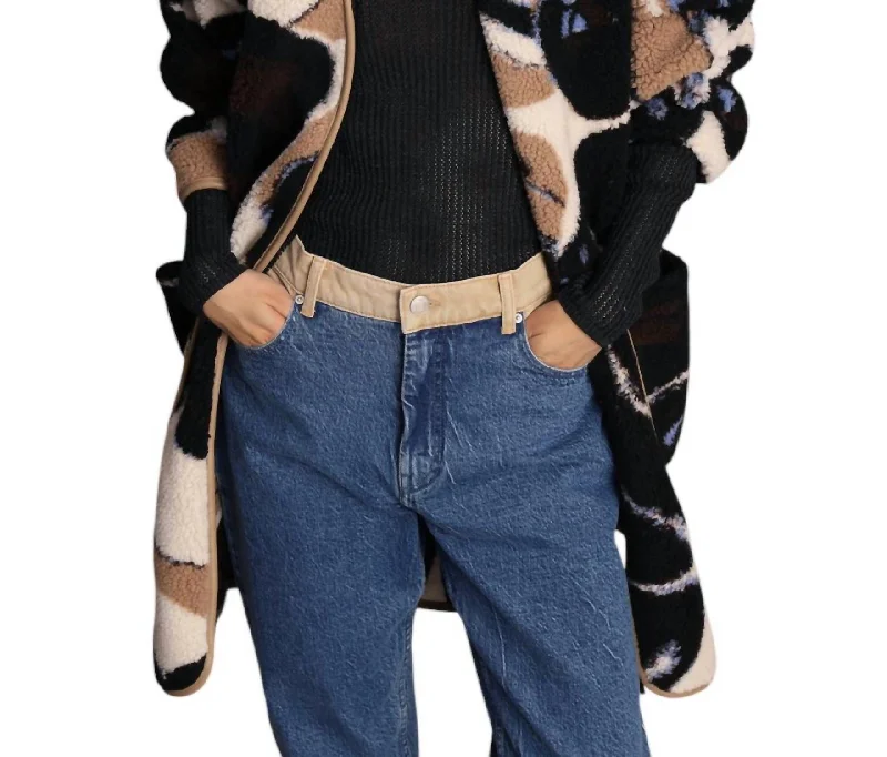 Women's cropped leather coats with silver studs for an edgy lookLabyrinth Jacket In Blue Women's cropped leather coats with silver studs for an edgy lookLabyrinth Jacket In Blue