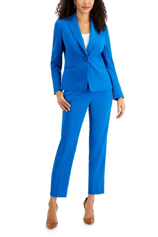 Bodycon dress with a cold - shoulder design​Le Suit  Formal Notched Collar 1 Button Two Piece Pant Suit