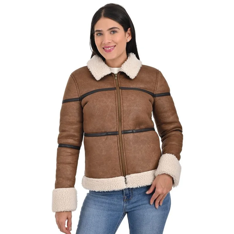 Mid - length women's down coats in a slim fit for a modern and sleek appearanceLEE Women's Fur Bomber Jacket Mid - length women's down coats in a slim fit for a modern and sleek appearanceLEE Women's Fur Bomber Jacket