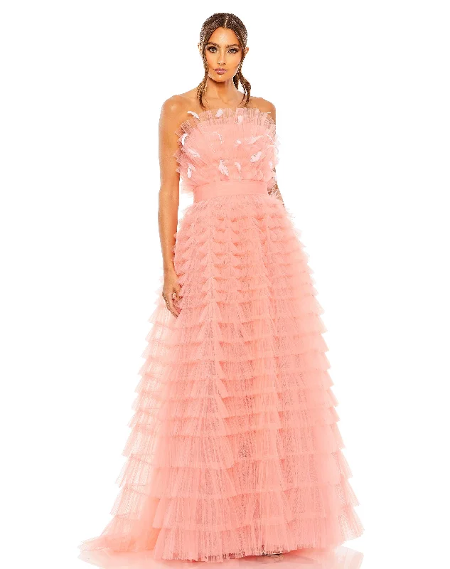 Party dresses with a one - shoulder design for a modern and unique lookMac Duggal 20530 Long Ball Gown Strapless Prom Dress Party dresses with a one - shoulder design for a modern and unique lookMac Duggal 20530 Long Ball Gown Strapless Prom Dress
