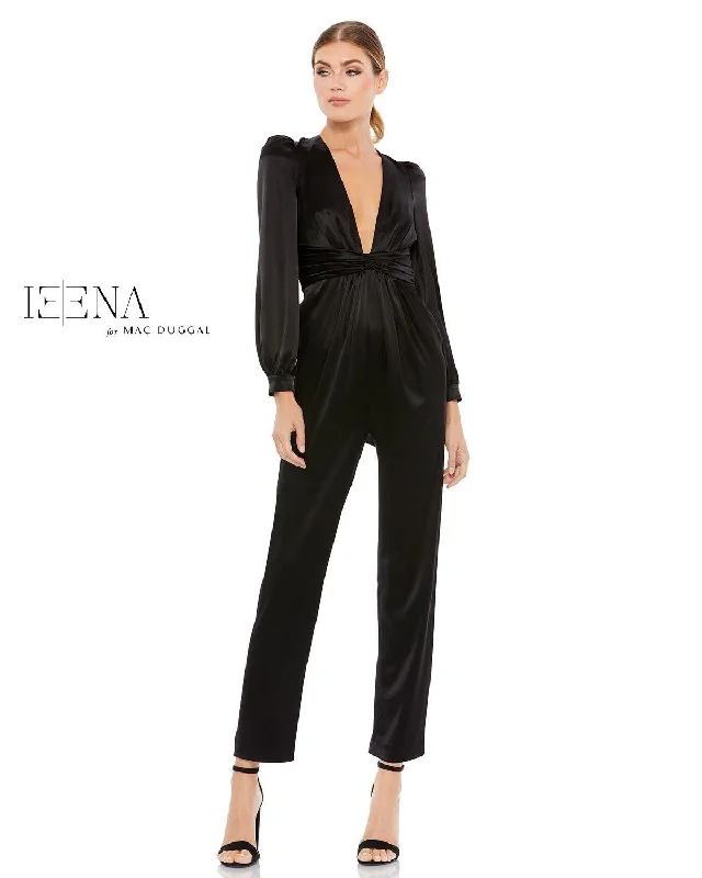 Bodycon dress for a DIY - customized styleMac Duggal 2647 Long Puff Sleeve Formal Jumpsuit Bodycon dress for a DIY - customized styleMac Duggal 2647 Long Puff Sleeve Formal Jumpsuit