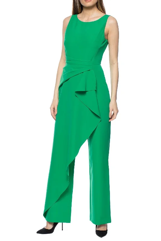 Bodycon dress made of jersey for a casual lookMarina Sleeveless Cascade Front Drape Jumpsuit Bodycon dress made of jersey for a casual lookMarina Sleeveless Cascade Front Drape Jumpsuit