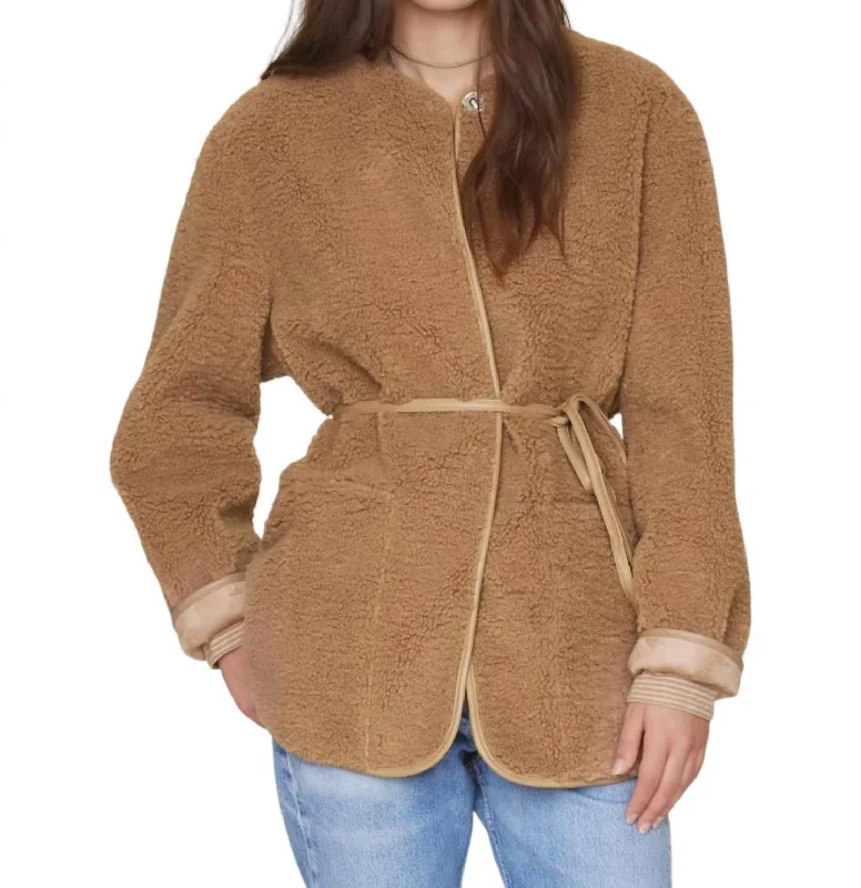 Oversized women's wool coats in a monochromatic look for a trendy outfitSinclair Suede Coat In Driftwood Oversized women's wool coats in a monochromatic look for a trendy outfitSinclair Suede Coat In Driftwood