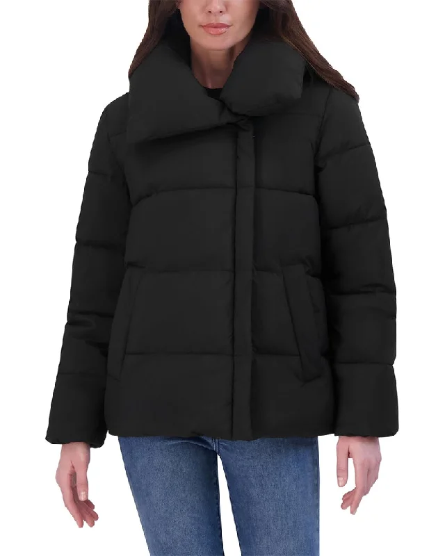 Women's reversible down coats with two - tone designs for versatile stylingTahari Puffer Coat Women's reversible down coats with two - tone designs for versatile stylingTahari Puffer Coat