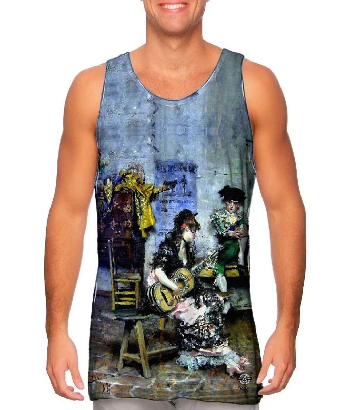 Plus Size Women's Side - Slit Tank Tops in Metallic ShadesGiovani Boldini - "A Guitar Player" (1873) Plus Size Women's Side - Slit Tank Tops in Metallic ShadesGiovani Boldini - "A Guitar Player" (1873)