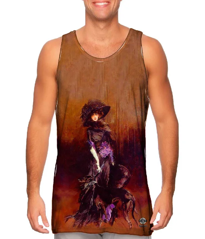 Plus Size Women's Criss - Cross Back Tank Tops in Neon ColorsGiovanni Boldini - "La Marchesa Luisa Casati" (1908) Plus Size Women's Criss - Cross Back Tank Tops in Neon ColorsGiovanni Boldini - "La Marchesa Luisa Casati" (1908)