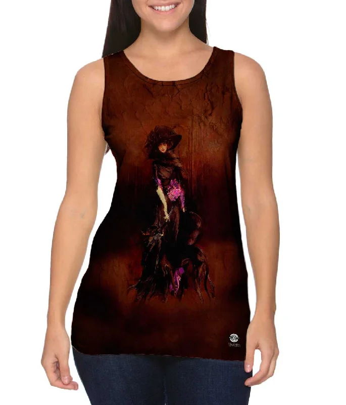 Crew Neck Women's Sustainable Tank Tops Made from Recycled MaterialsGiovanni Boldini - "Portrait Marchesa Luisa Casati Greyhound" (1908) Crew Neck Women's Sustainable Tank Tops Made from Recycled MaterialsGiovanni Boldini - "Portrait Marchesa Luisa Casati Greyhound" (1908)