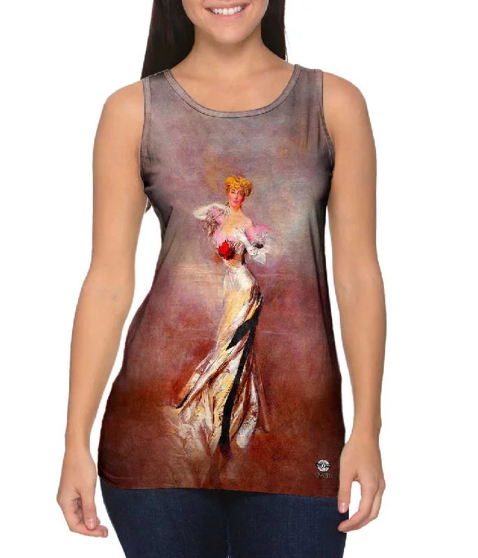 Women's Sleeveless Ribbed Tank Tops for a Trendy LookGiovanni Boldini - "Portrait of the Countess Zichy" (1905) Women's Sleeveless Ribbed Tank Tops for a Trendy LookGiovanni Boldini - "Portrait of the Countess Zichy" (1905)