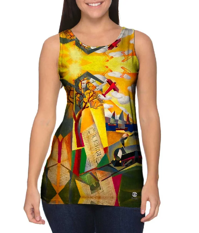 Square Neck Women's Organic Cotton Tank Tops in Earth TonesGiulio dAnna - "The Antelucan Hourglass" Square Neck Women's Organic Cotton Tank Tops in Earth TonesGiulio dAnna - "The Antelucan Hourglass"