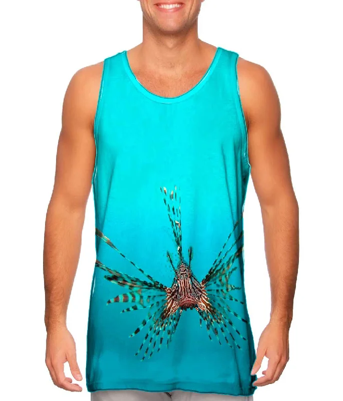 Crew Neck Women's Sustainable Tank Tops Made from Recycled MaterialsGlobe Butterfly