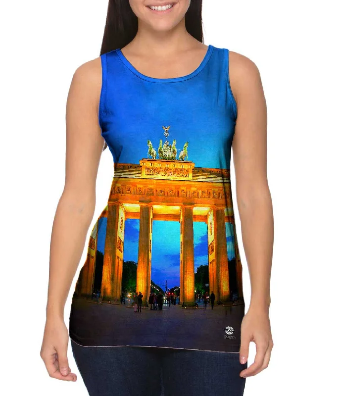 Plus Size Women's Criss - Cross Back Tank Tops in Neon ColorsGolden Columns Brandenburger Plus Size Women's Criss - Cross Back Tank Tops in Neon ColorsGolden Columns Brandenburger