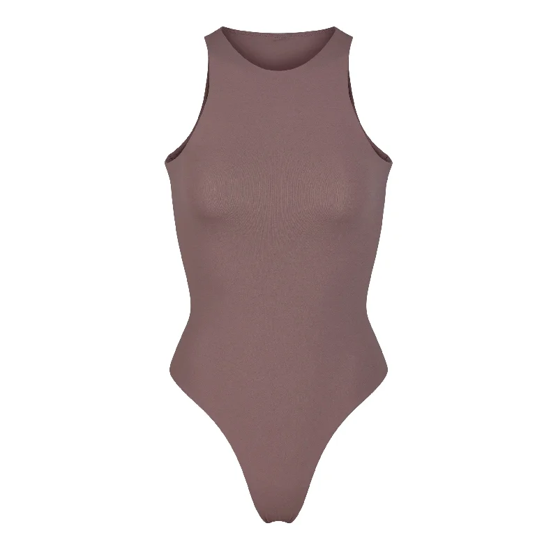 Compression Bodysuits for Post - Workout RecoveryFITS EVERYBODY HIGH NECK BODYSUIT | UMBER Compression Bodysuits for Post - Workout RecoveryFITS EVERYBODY HIGH NECK BODYSUIT | UMBER