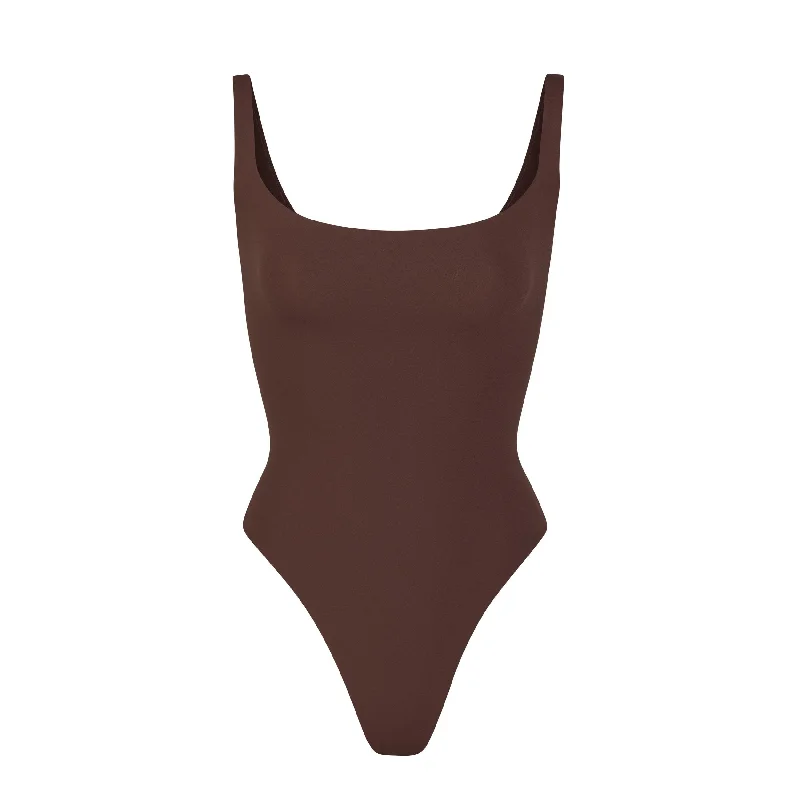 Seamless Bodysuits for a Smooth Underwear LookFITS EVERYBODY SQUARE NECK BODYSUIT | COCOA Seamless Bodysuits for a Smooth Underwear LookFITS EVERYBODY SQUARE NECK BODYSUIT | COCOA