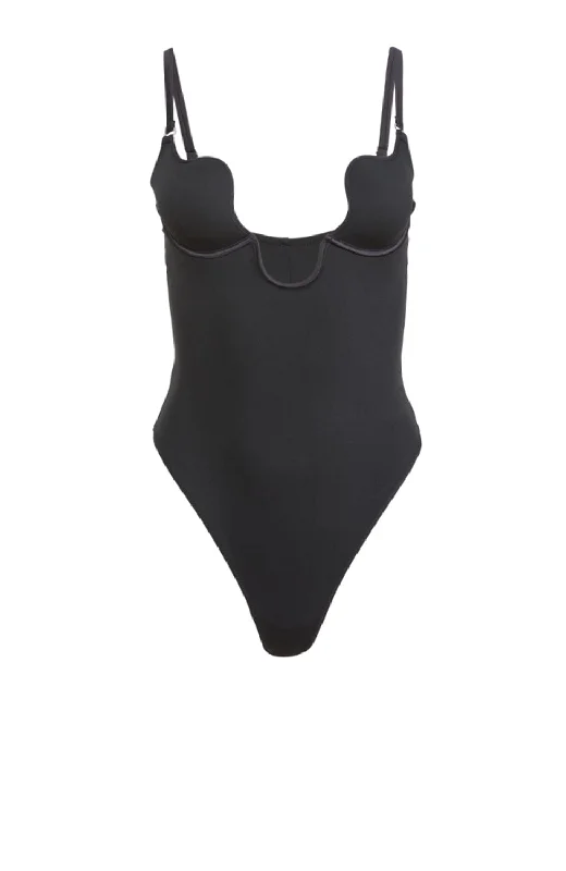 Thermal Bodysuits for Extra Warmth in WinterLe Stretch Micro U- Plunge Bodysuit